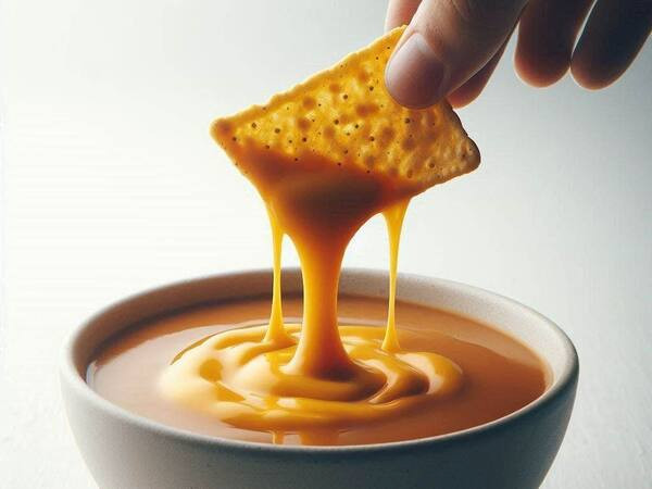 Nachos com Pasta de Feijão e Cheddar