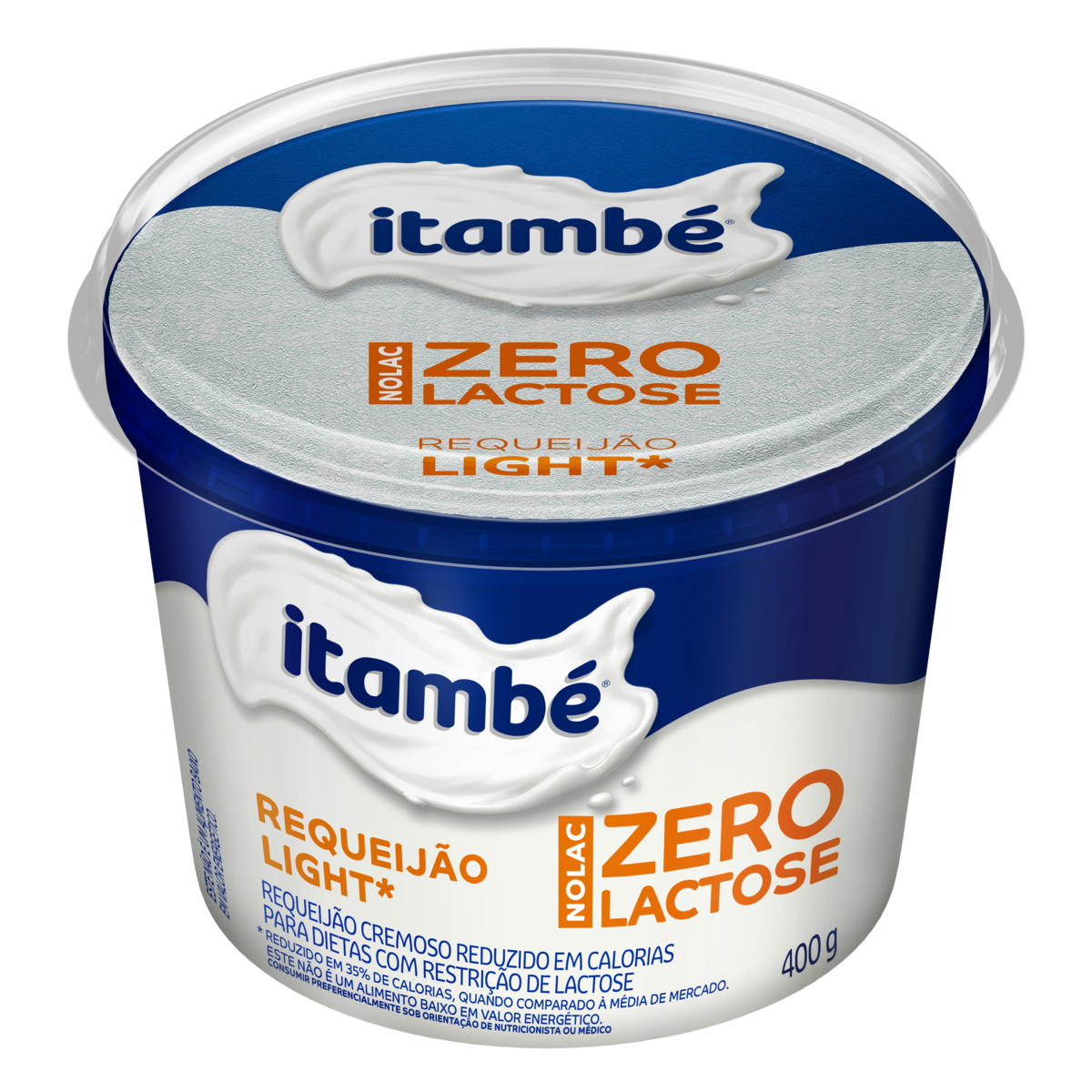 REQUEIJAO CREMOSO ITAMBE ZERO LACTOSE 400G