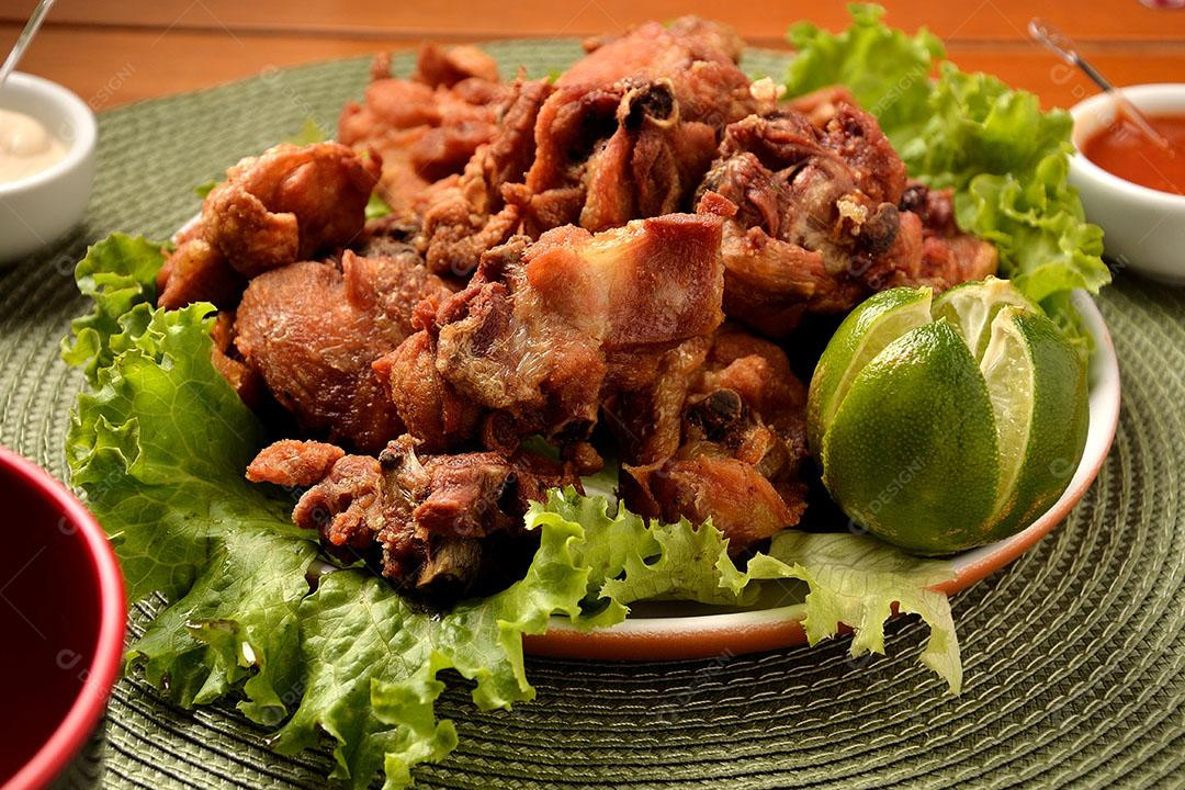 PORCAO DE FRANGO COM BACON