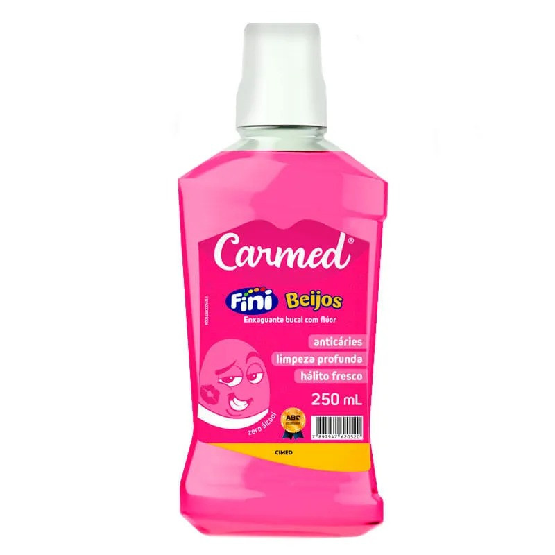 Enxaguante bucal com flúor Carmed