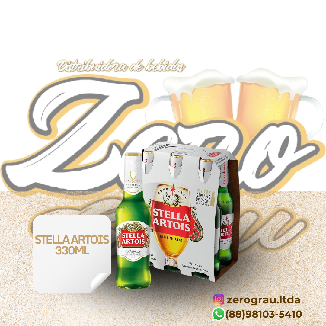 CERVEJA STELLA ARTOIS LONG NECK 330ML