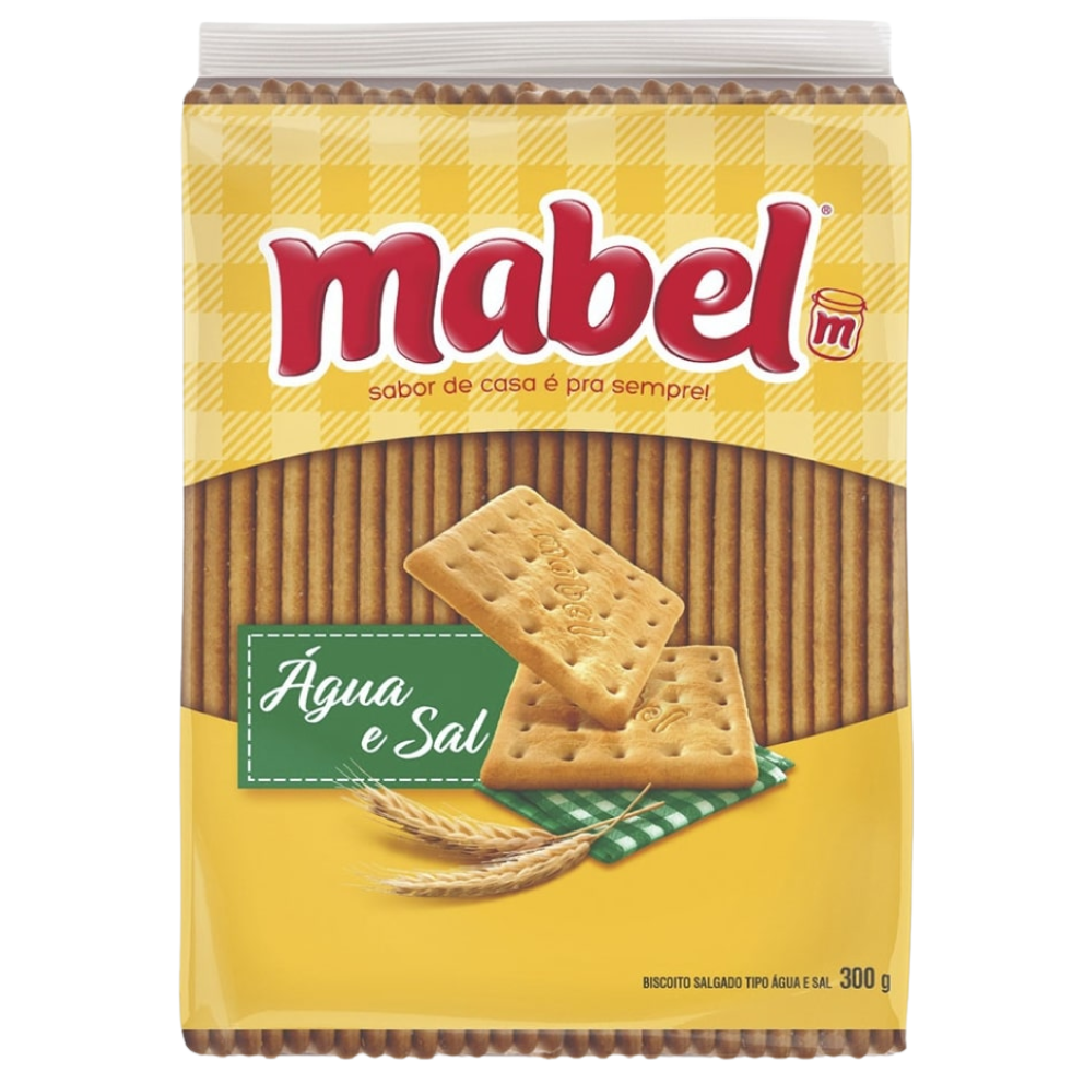 BISC MABEL AGUA E SAL 300G