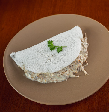 Tapioca de Carne com Nata