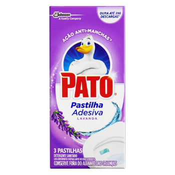 PASTILHA SANITARIA PATO LAVANDA C/3UN