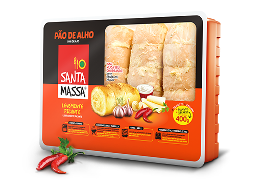Pão de Alho Santa Massa Levemente Apimentado - 400g