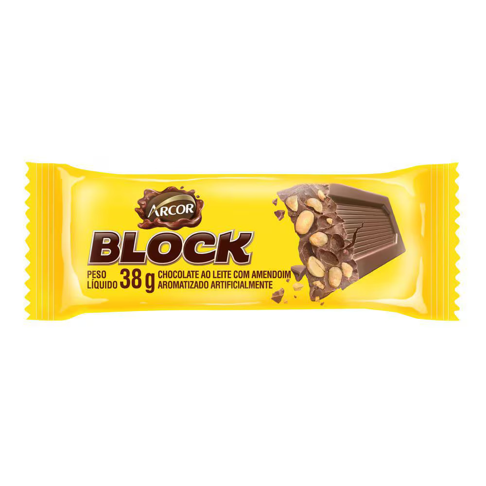 CHOCOLATE TABLETE BLOCK ARCOR 38G
