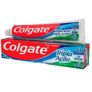 CREME DENTAL COLGATE TRIPLA AÇÃO MENTA 180G
