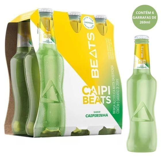 CERVEJA SKOL BEATS CAIPIRINHA LN 269ML PACK 6 UN