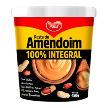 PASTA DE AMENDOIM INTEGRAL PALU 450G