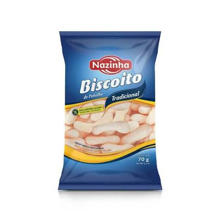 Biscoito Polvilho Nazinha Salgado 70g