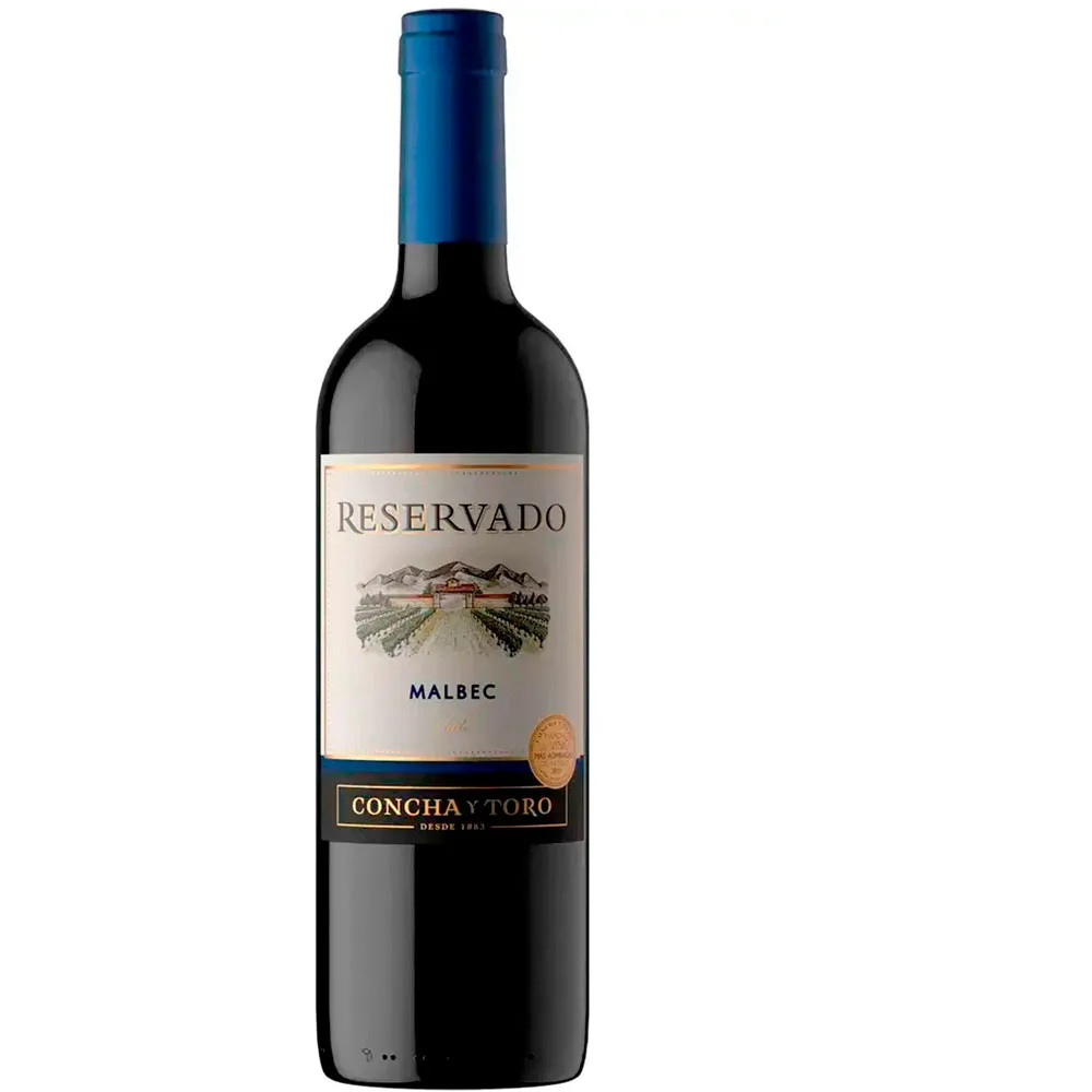 VINHO RESERVADO MALBEC CHILE 750ML
