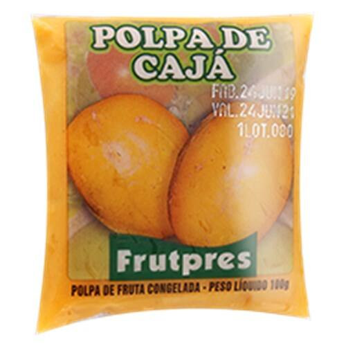 Polpa Congelada Frutpres Cajá Embalagem 100g