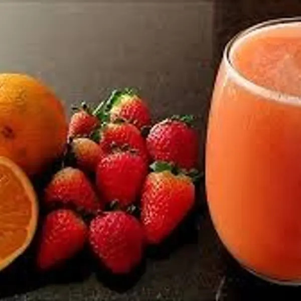  Suco Laranja com Morango