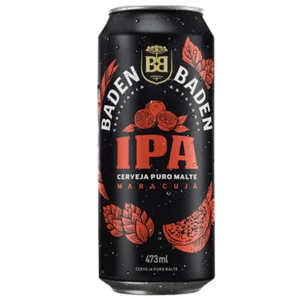 Cerveja Baden Ipa Maracuja Latão 473ml
