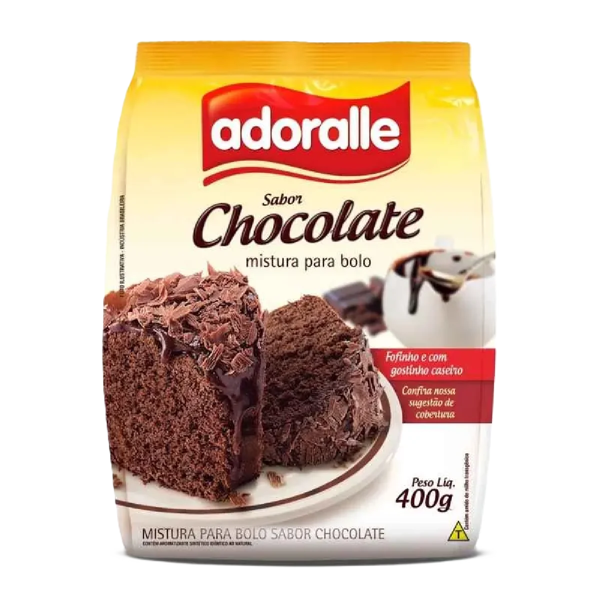 MISTURA P/ BOLO ADORALLE CHOCOLATE 400G