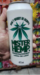 Energético Mister Hemp Larica de Limão 473 ml