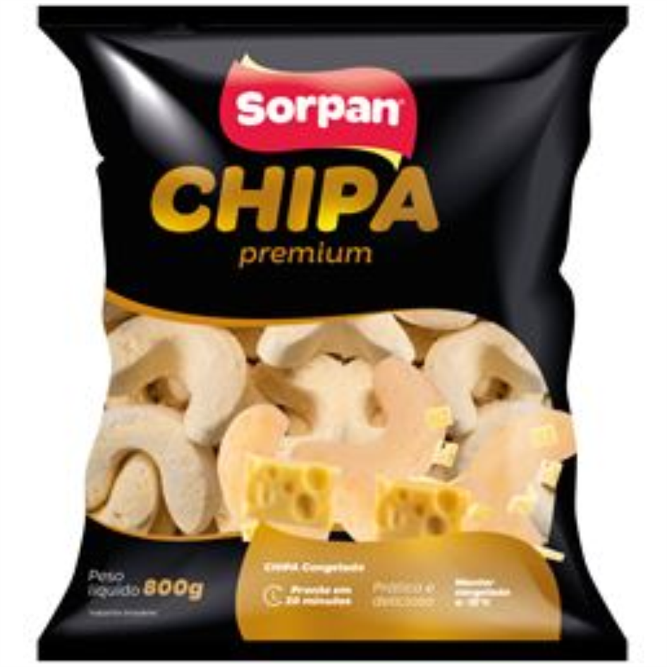 CHIPA DE QUEIJO SORPAN PREMIUM 800G