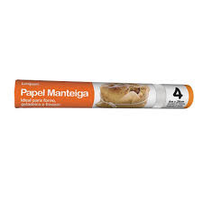 PAPEL MANTEIGA 4 MTS PRA VIAGEM