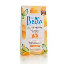 FOLHAS DEP DEPIL BELLA 16UN FACIAL MEL/ALOE VERA