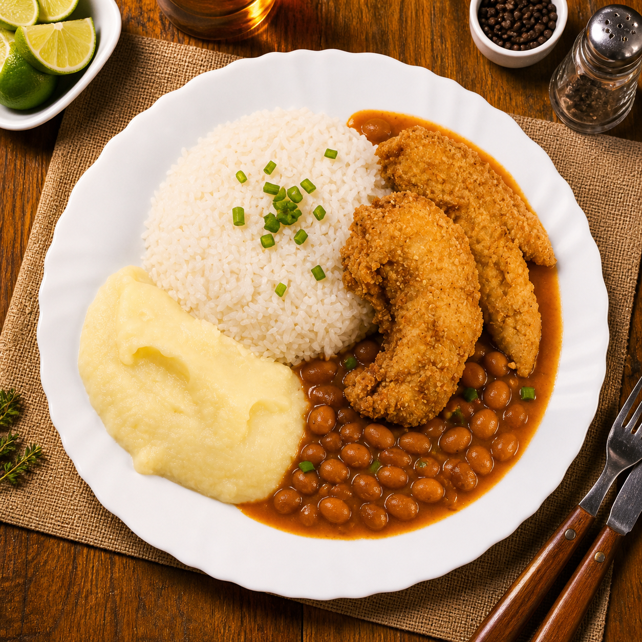 Filezinhos com Purê