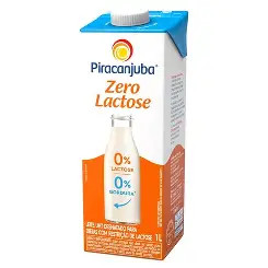 Leite Zero Lactose Semi-Desnatado (Piracanjuba) 1L