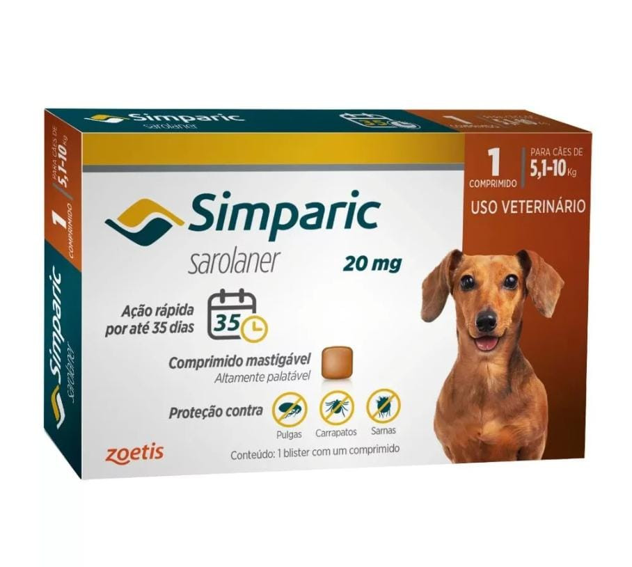 Simparic 20mg 5,1 - 10Kg
