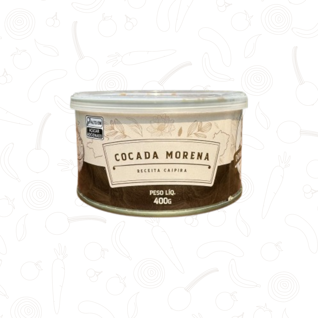 Cocada Cremosa Morena Dona Lazara 400g