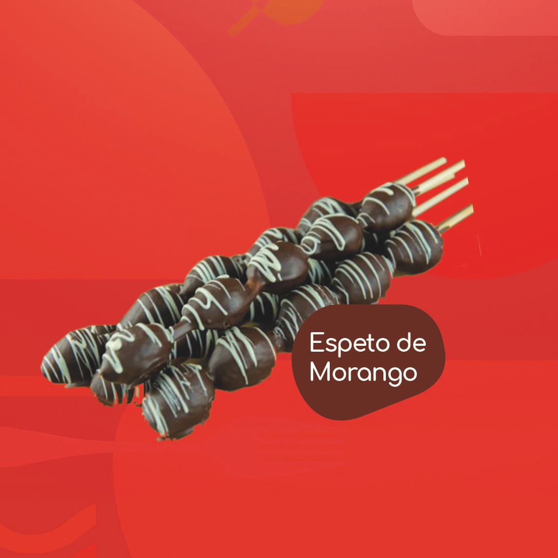 Espeto de morango ou uva