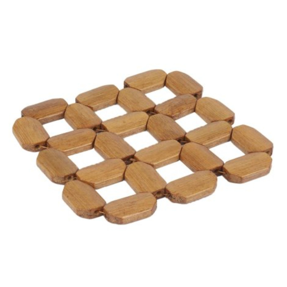DESCANSO / APOIO DE PANELA BAMBU 12X12CM