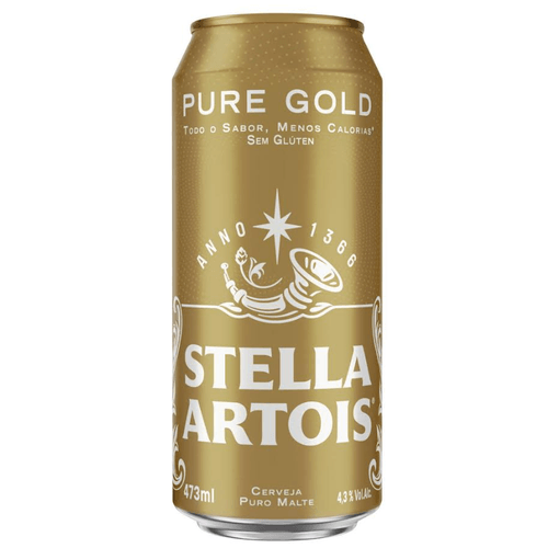 CERVEJA STELLA ARTOIS PURE GOLD 473ML