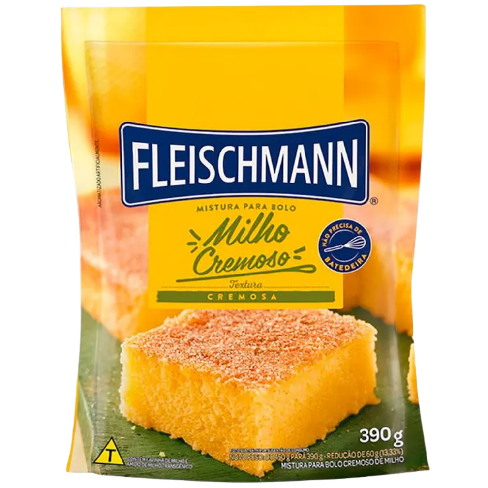 MISTURA P/ BOLO FLEISCHMANN MILHO CREMOSO 390G