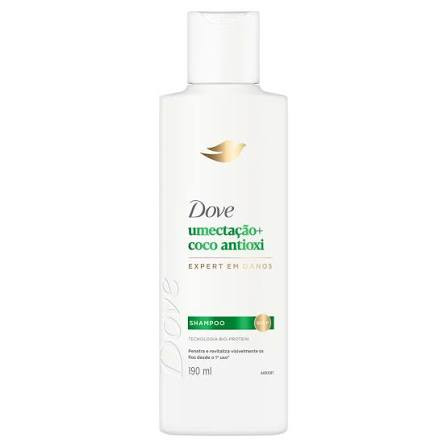Shampoo dove umectação + coco 190ml