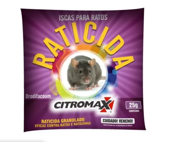 Raticida isca granulada (saco 25g)