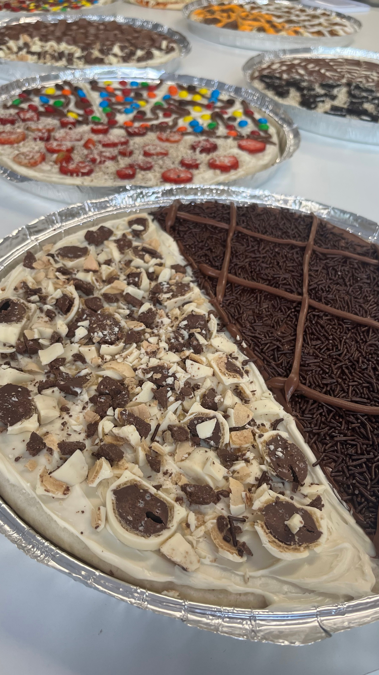 Pizzas artesanais doces