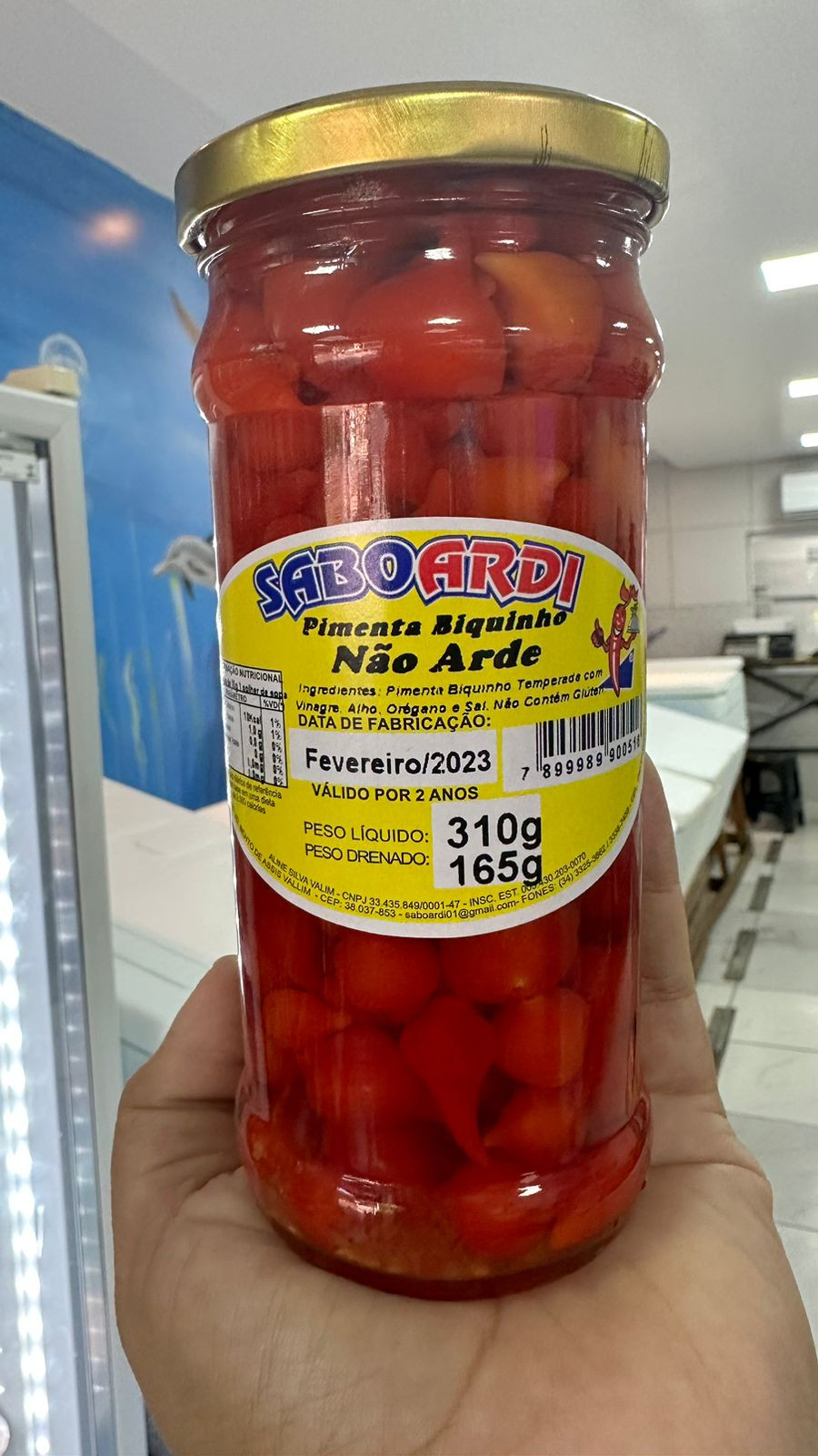 Pimenta biquinho (310g)