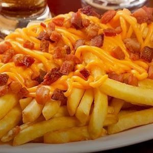 Batata Frita c/ Bacon (100g)