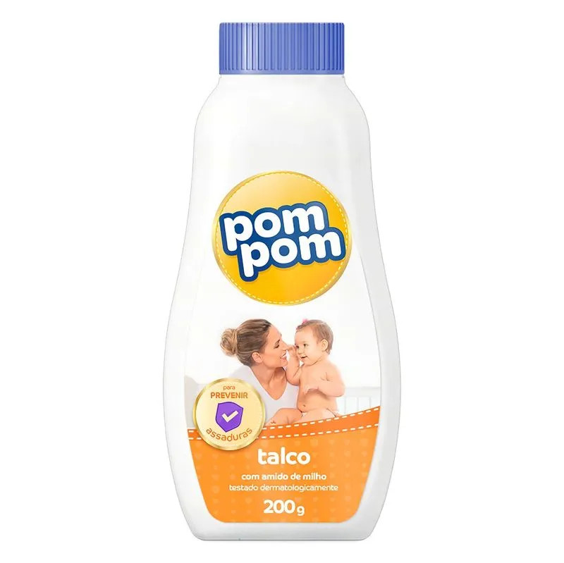 TALCO BEBE POM POM 200G BABY