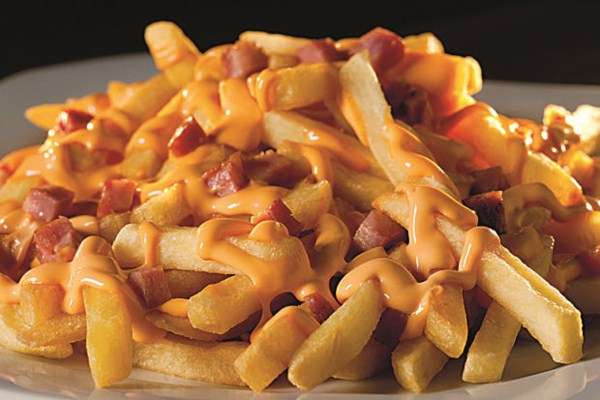 Batata com Cheddar e Bacon