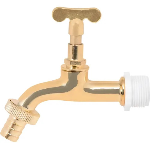 Torneira Jardim Curta Metal 1/2'' x 3/4'' Liege - Dourado
