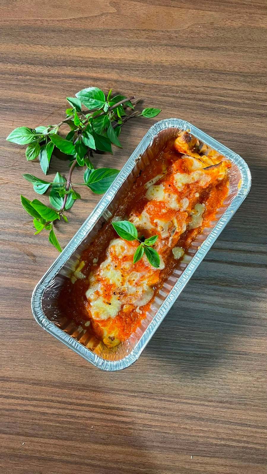 Panqueca com Carne Moída ao Molho de Tomate