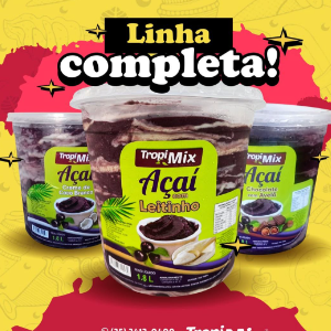 POTE AÇAÍ TROPMIX - C/CREME DE AVELÃ 1.8L