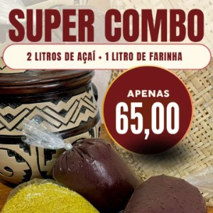 COMBO 2 AÇAIS 1 FARINHA