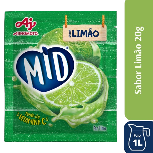 Refresco Pó Mid Limão 20g