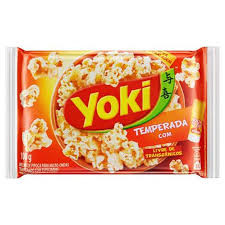 PIPOCA MICROONDAS YOKI TEMPERADA C/KITANO