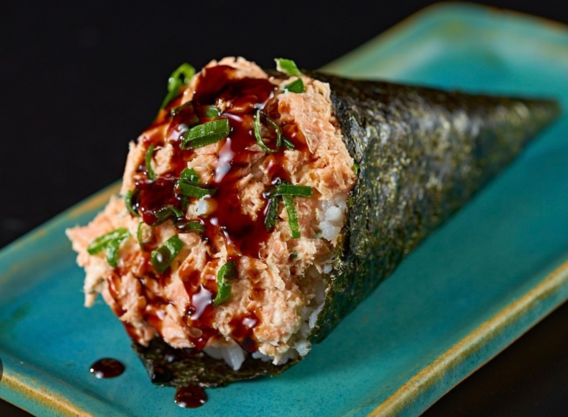 Temaki salmão grelhado 