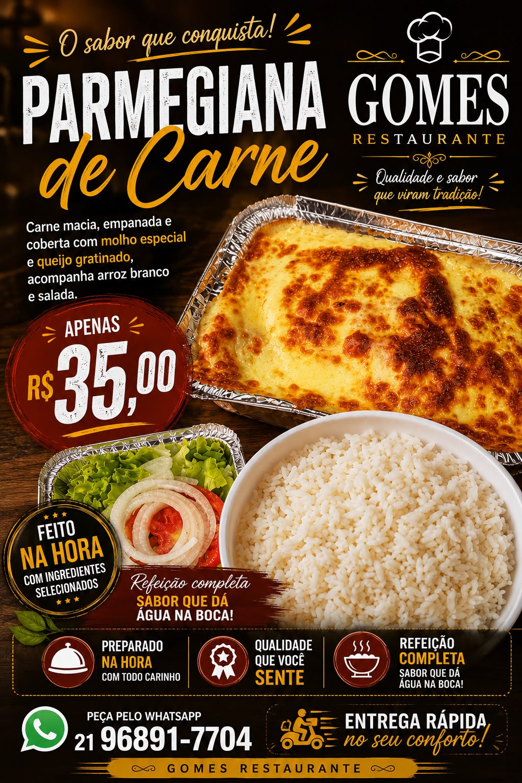 Parmegiana de Carne 