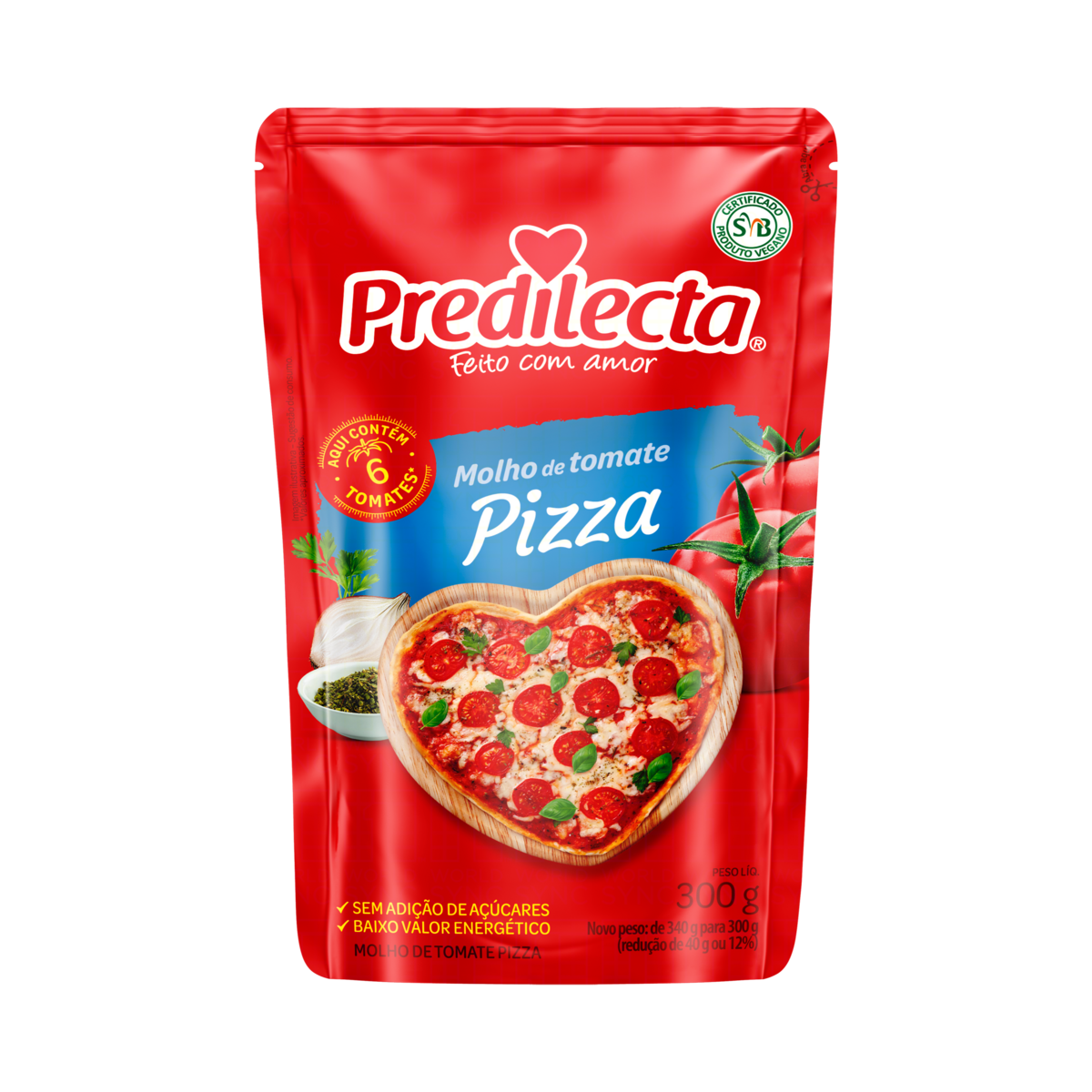 Molho Predilecta Sc Pizza 340g