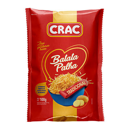 Batata Palha Crac 90g Tradicional