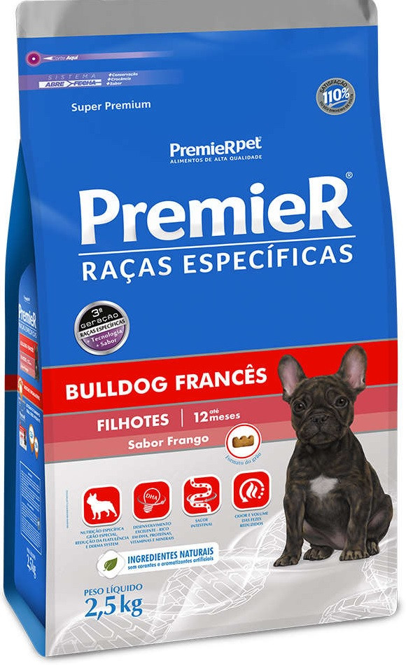 Premier Raças Específicas Bulldog Francês Filhote 2,5kg