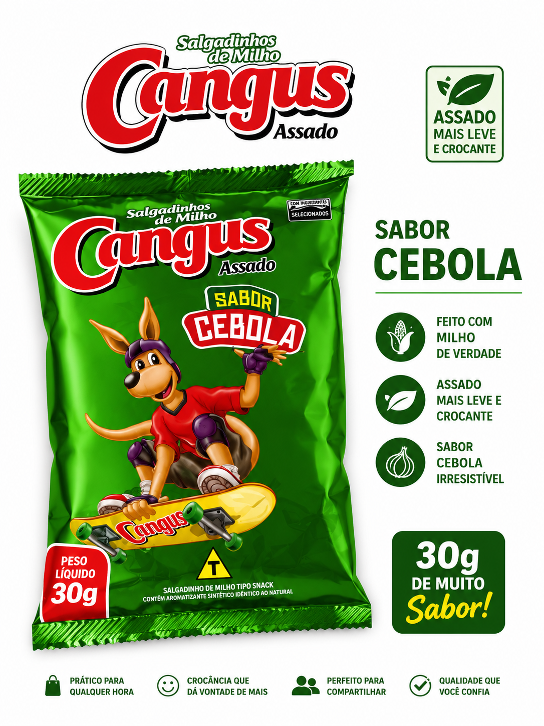 XILITO CANGUS SABOR CEBOLA 30G